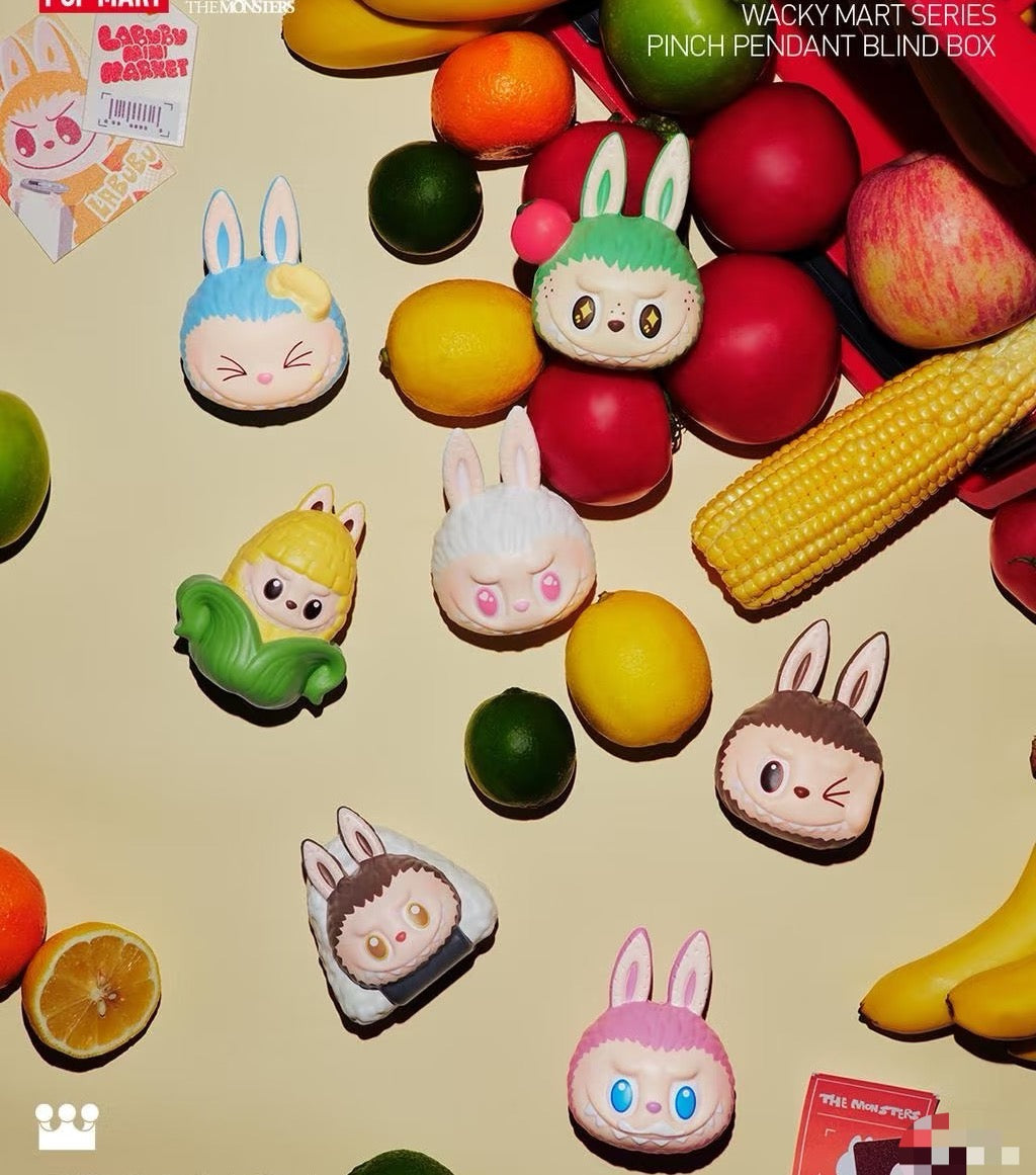 Labubu-Wacky Market Squishy Charm Blind Box