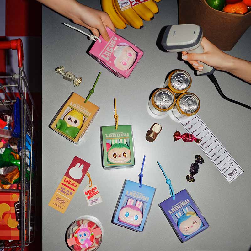 Labubu-Wacky Market Squishy Charm Blind Box