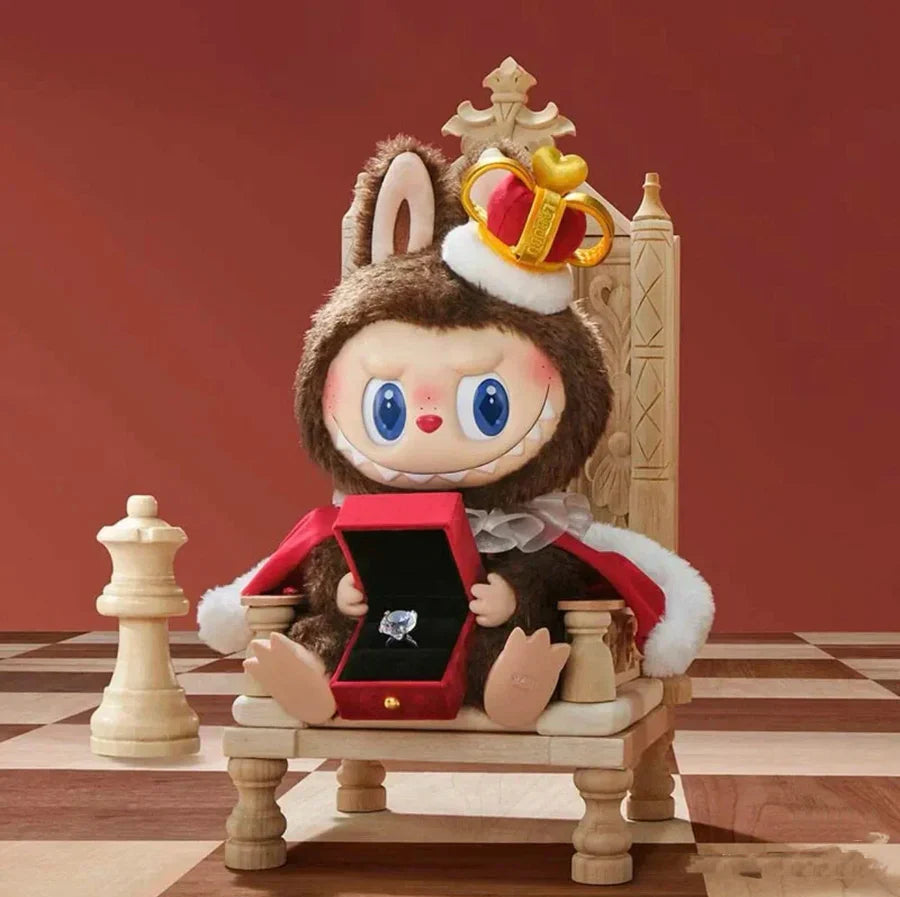 king, Labubu THE MONSTERS Let's Checkmate Series-Vinyl Plush Doll