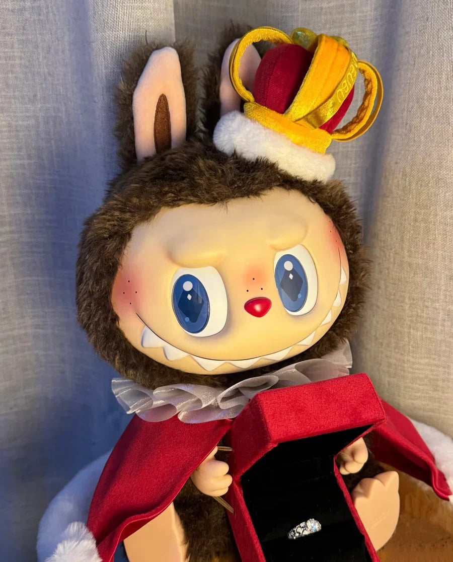 king, Labubu THE MONSTERS Let's Checkmate Series-Vinyl Plush Doll
