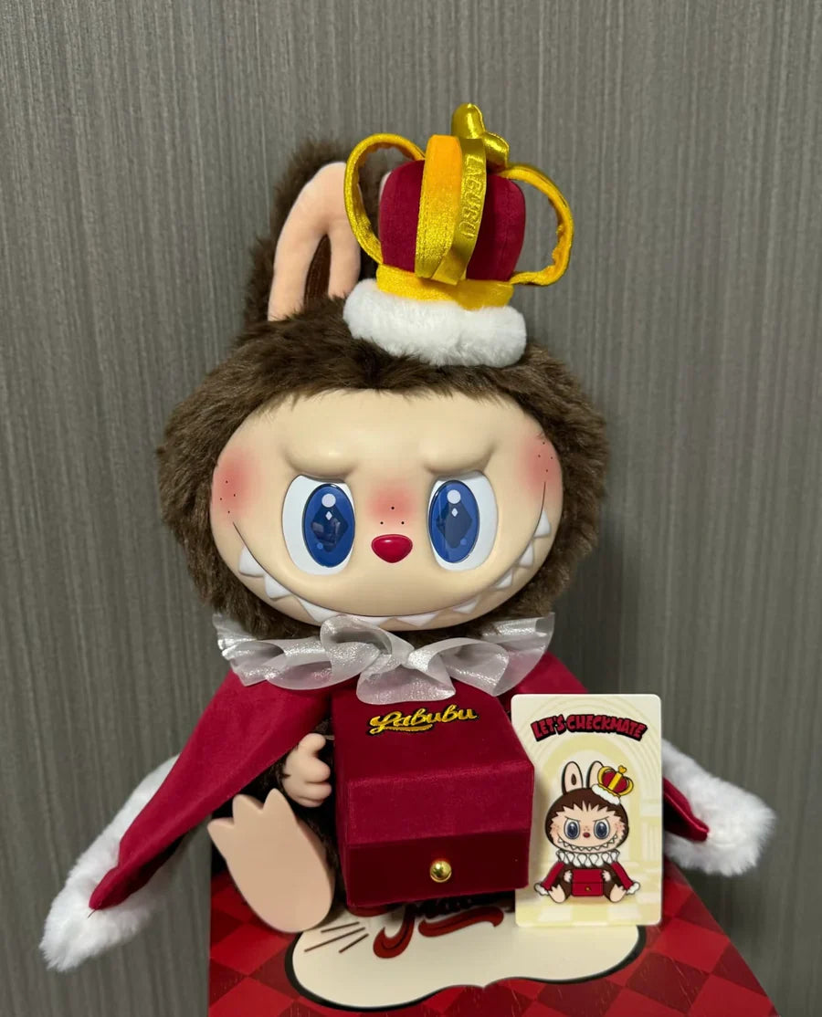 king, Labubu THE MONSTERS Let's Checkmate Series-Vinyl Plush Doll