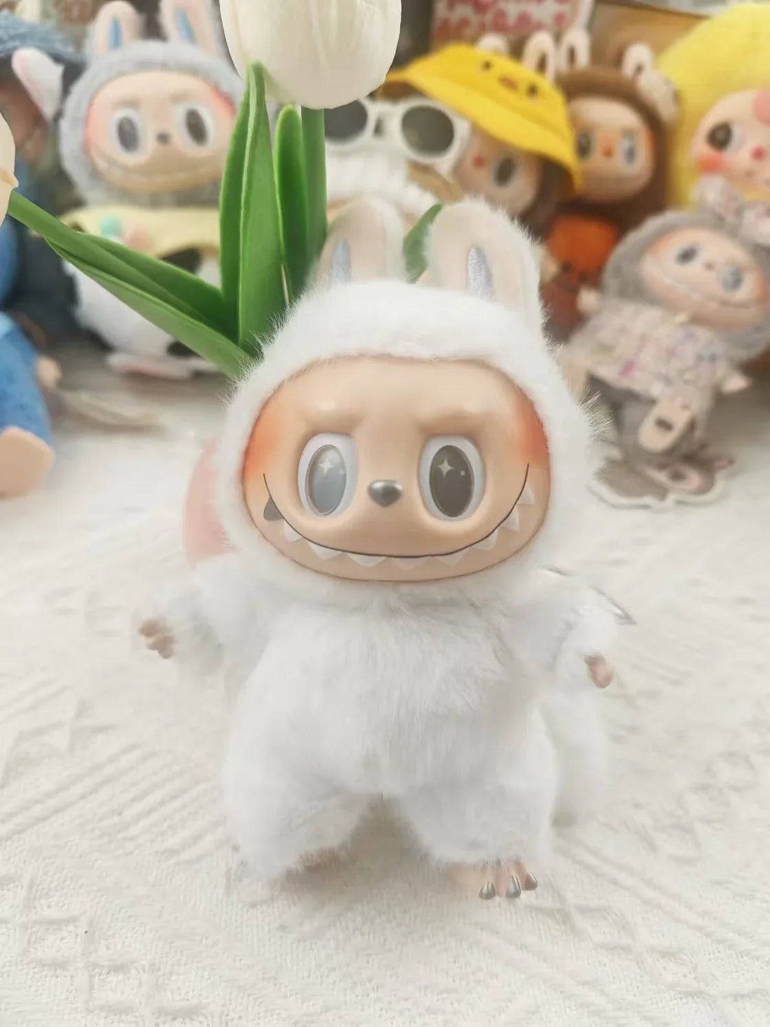 Labubu-small white Angel ZIMOMO
